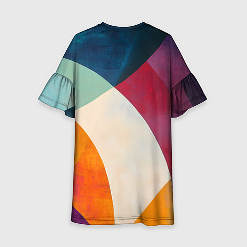 Детское платье Геометрическая иллюстрация / 3D-принт – фото 2