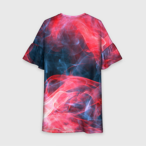 Детское платье Дымная текстура / 3D-принт – фото 2