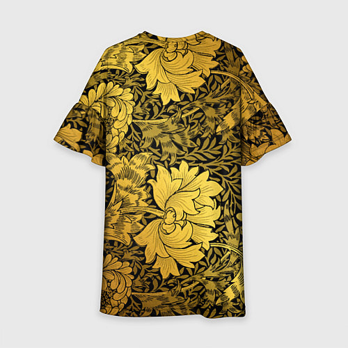 Детское платье Золотые подсолнухи / 3D-принт – фото 2