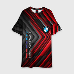 Детское платье BMW geometry stripes red