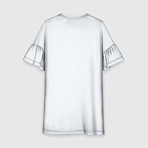 Детское платье Злой серый кот: выше нос кусок мяса / 3D-принт – фото 2