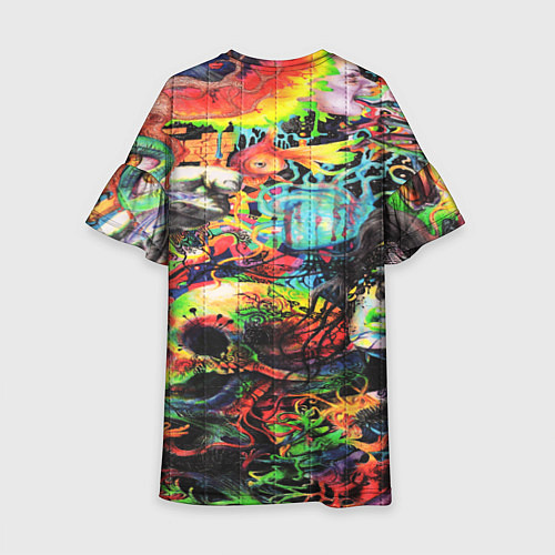 Детское платье Кислотные рисунки психоделика / 3D-принт – фото 2