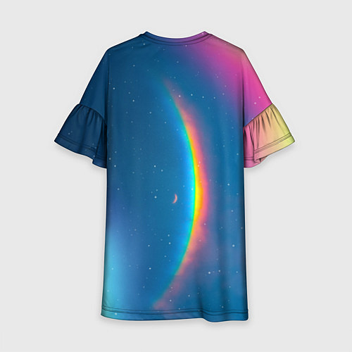 Детское платье Moon music Coldplay / 3D-принт – фото 2