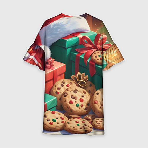 Детское платье Рождественские подарки / 3D-принт – фото 2