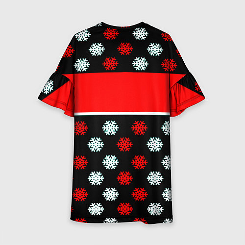 Детское платье AC DC winter steel / 3D-принт – фото 2