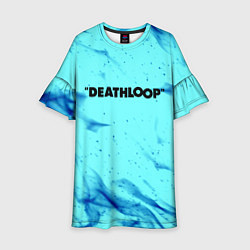 Детское платье Deathloop neon flame