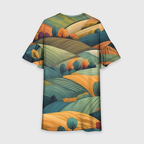 Детское платье Луга поля / 3D-принт – фото 2