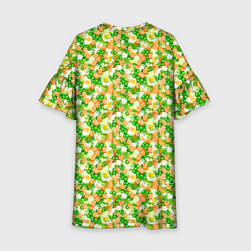 Детское платье Салат Оливье с майонезом / 3D-принт – фото 2