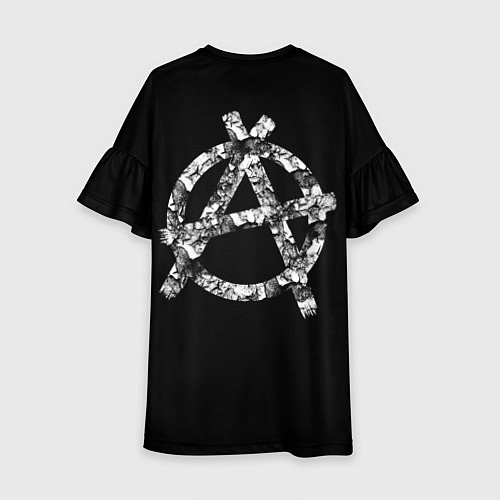 Детское платье Purgen череп к красным ирокезом / 3D-принт – фото 2