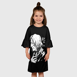 Платье клеш для девочки После стольких лет, цвет: 3D-принт — фото 2