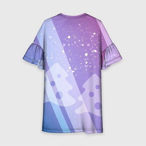 Детское платье Снегурочка с тату / 3D-принт – фото 2