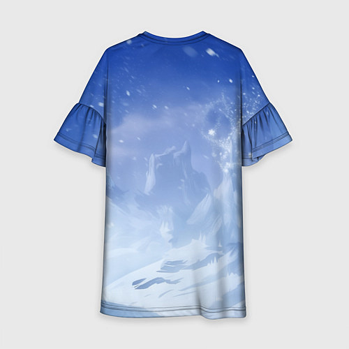 Детское платье Эльза из Холодного сердца / 3D-принт – фото 2