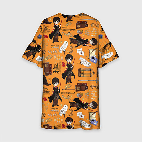 Детское платье Гарри Поттер паттерн / 3D-принт – фото 2