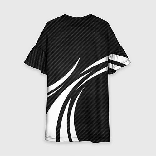 Детское платье Lixiang - carbon black / 3D-принт – фото 2