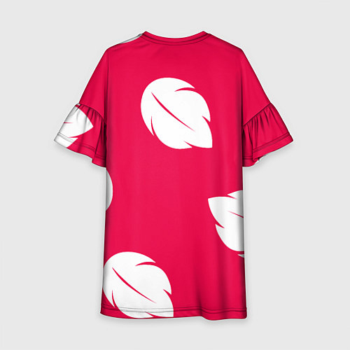 Детское платье Тестура платья Лило с листьями / 3D-принт – фото 2