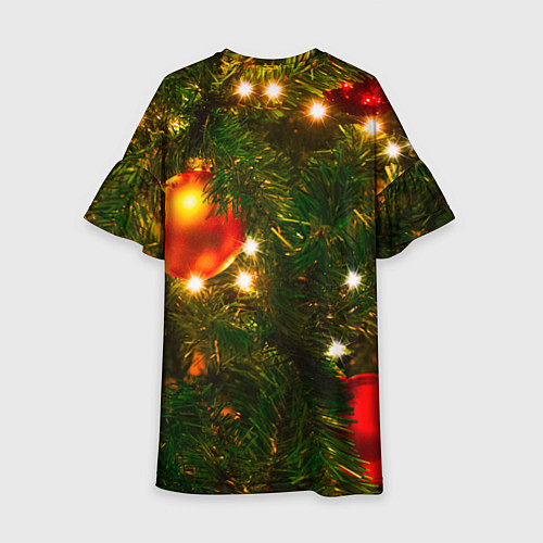 Детское платье Новогодние украшения на ёлке / 3D-принт – фото 2