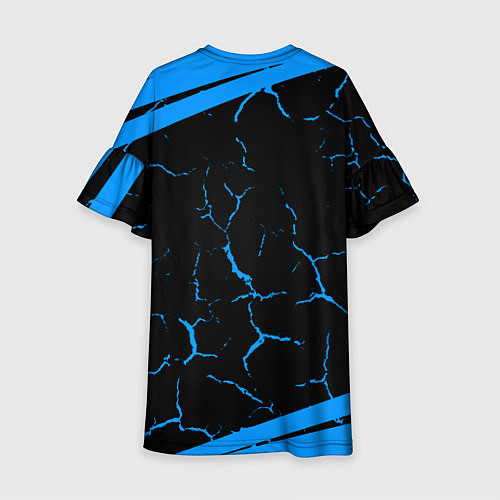 Детское платье Dayz полосы трещины лого / 3D-принт – фото 2