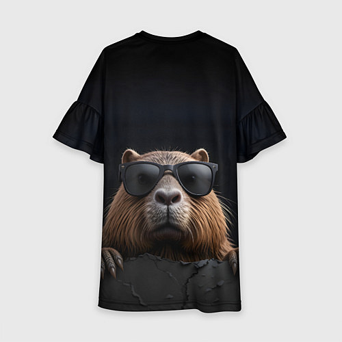 Детское платье Фанат капибары / 3D-принт – фото 2