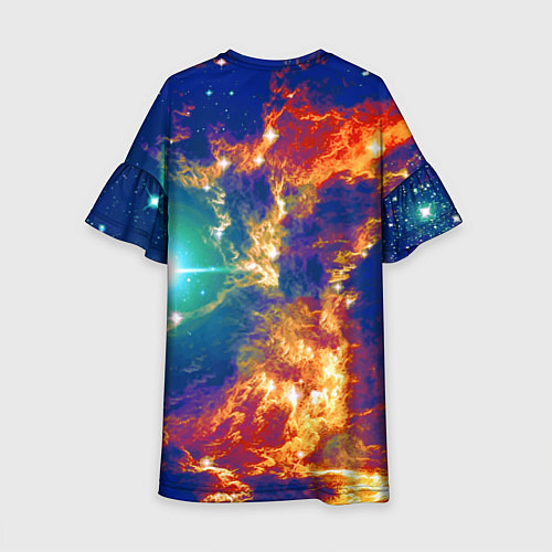 Детское платье Удивительный мир котёнка игромана / 3D-принт – фото 2