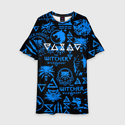 Детское платье The Witcher logo pattern