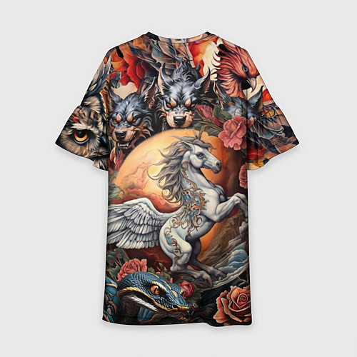 Детское платье Гарри Поттер и мифические существа / 3D-принт – фото 2