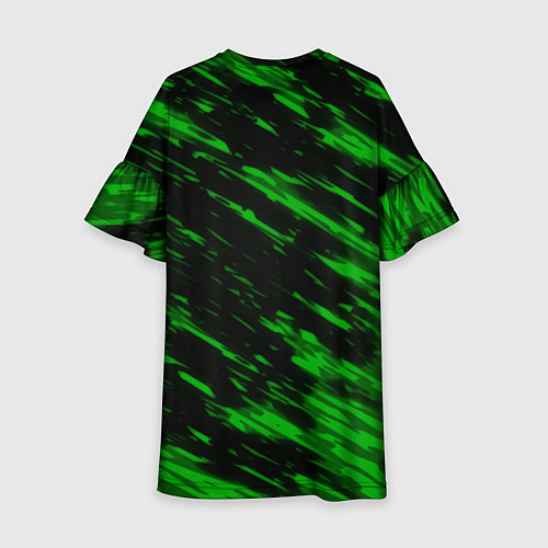 Детское платье Dayz кислотное лого краски / 3D-принт – фото 2