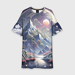 Детское платье Япония - природа