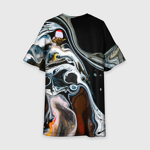 Детское платье Морти и Рик под властью ядовитой слизи - коллаба / 3D-принт – фото 2