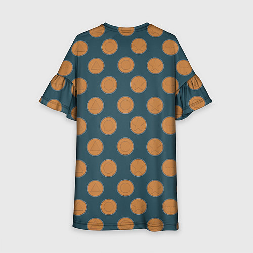 Детское платье Игра в кальмара печенье / 3D-принт – фото 2