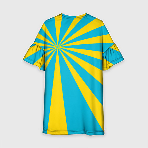 Детское платье Военно-воздушные силы / 3D-принт – фото 2