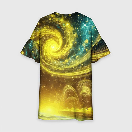 Детское платье Sonic and Shadow battle in space - movie / 3D-принт – фото 2