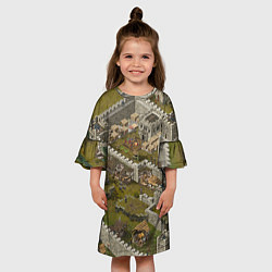 Платье клеш для девочки Stronghold Crusader Definitive Edition, цвет: 3D-принт — фото 2