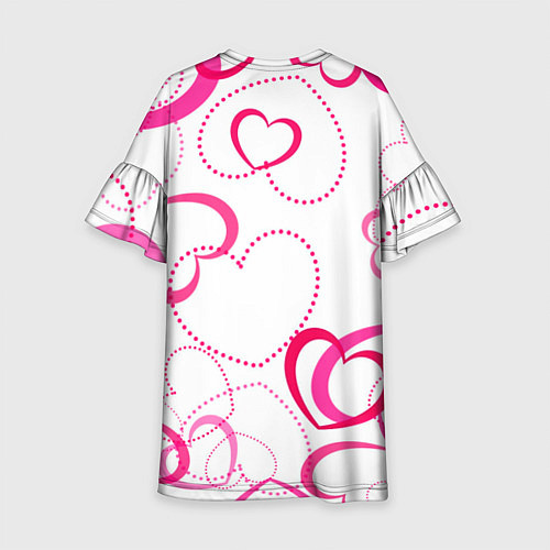 Детское платье Подборка сердец / 3D-принт – фото 2