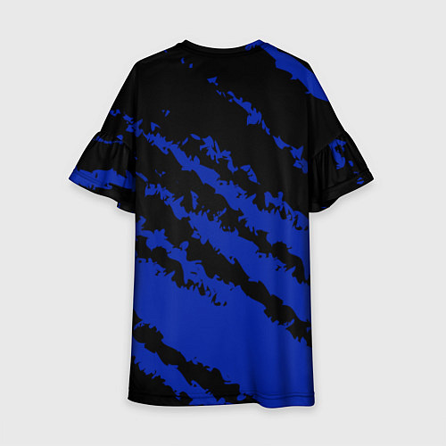 Детское платье The color is black and blue / 3D-принт – фото 2