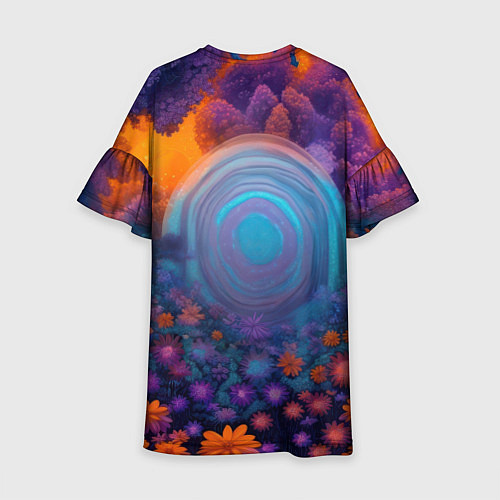 Детское платье Сказочный единорог / 3D-принт – фото 2