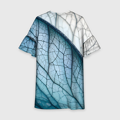 Детское платье Листья с прожилками / 3D-принт – фото 2