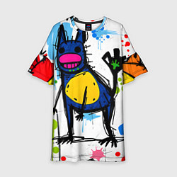 Детское платье Веселые зверята