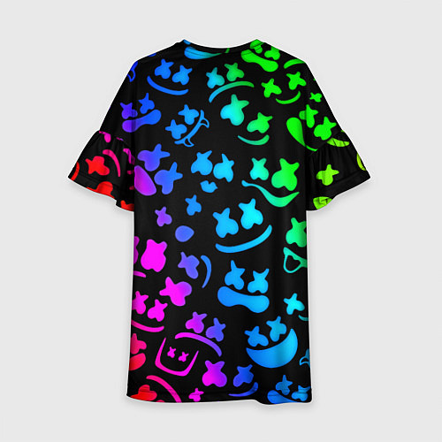 Детское платье Marshmello x NASA gradient / 3D-принт – фото 2