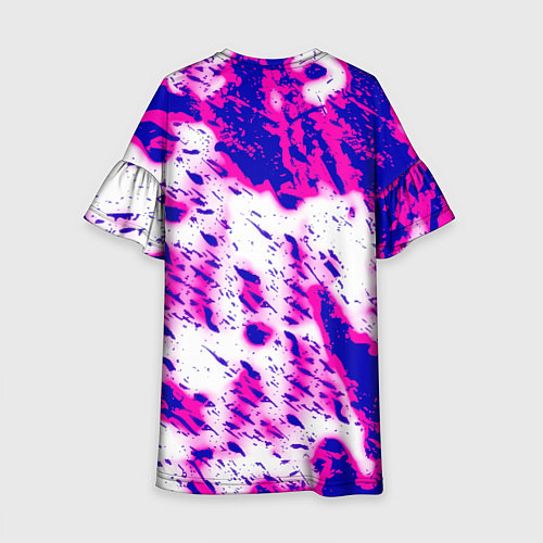 Детское платье Monster energy краски гранж / 3D-принт – фото 2