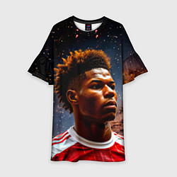 Детское платье Маркус Рашфорд и космос