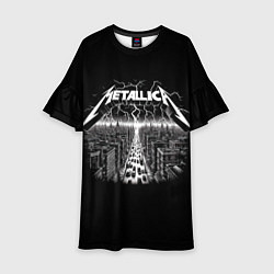 Детское платье Metallica - lightnings in metropolis