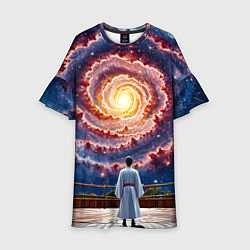 Детское платье Айкидоист в космосе
