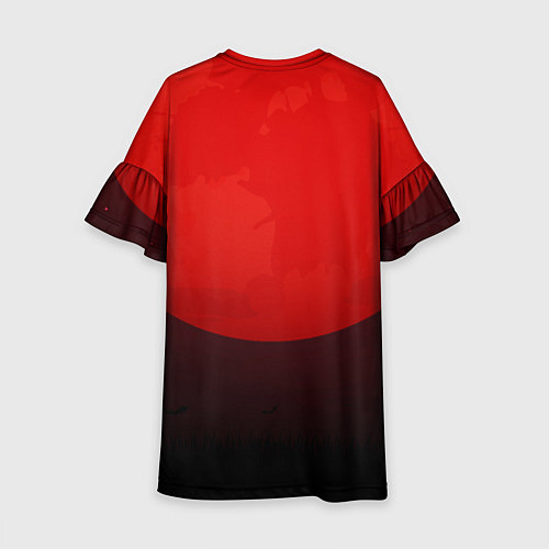 Детское платье Юрий Клинских красная луна / 3D-принт – фото 2