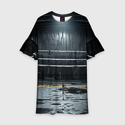 Детское платье Черный ринг