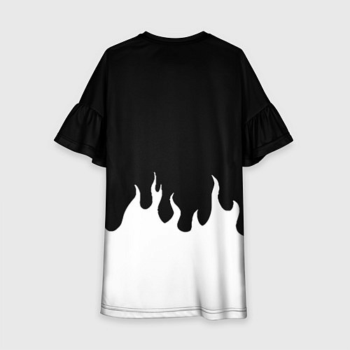 Детское платье Monster energy red logo / 3D-принт – фото 2