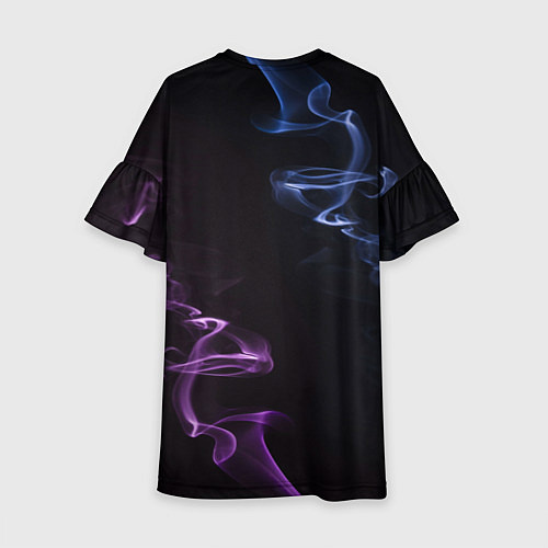 Детское платье Color black blue pink / 3D-принт – фото 2