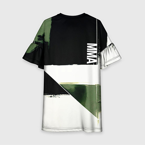 Детское платье Русский ММА на фоне герба России / 3D-принт – фото 2