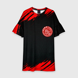 Детское платье Ajax красные краски