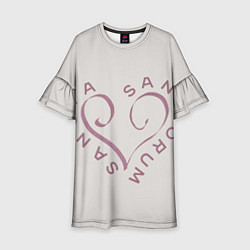 Платье клеш для девочки Святая святых, цвет: 3D-принт