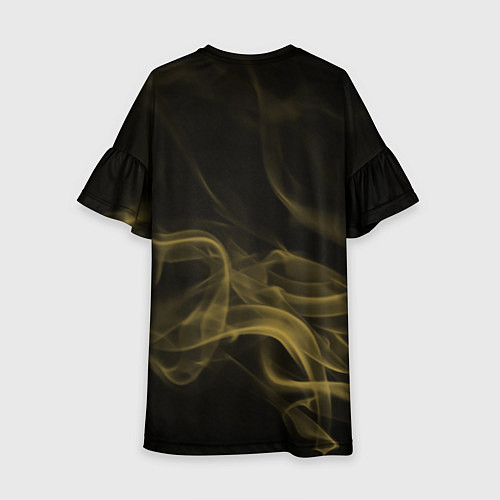 Детское платье Color smoke yellow / 3D-принт – фото 2